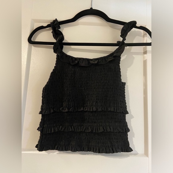 Cropped ruffle top - Picture 3 of 3